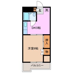 平田町駅 徒歩24分 4階の物件間取画像